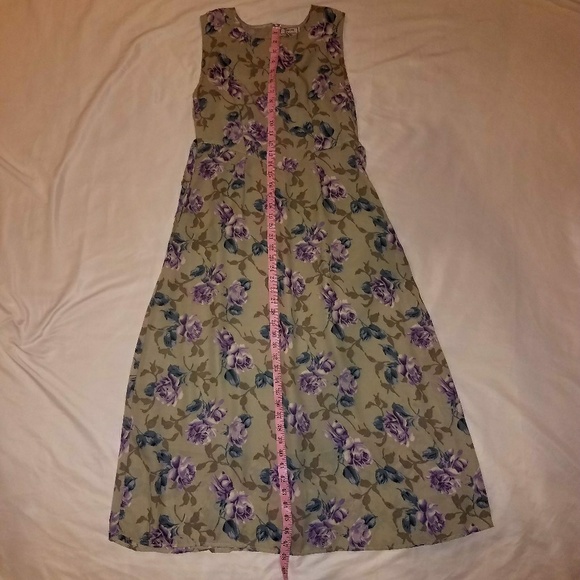 Floral sleeveless maxi dress - Picture 5 of 8